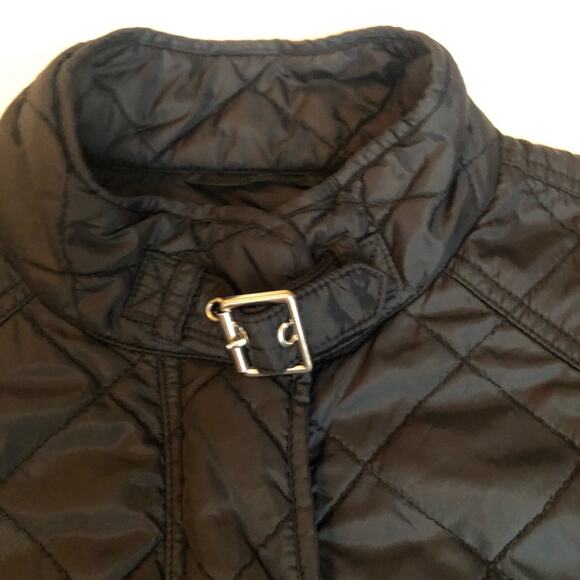 Ralph Lauren Quilted Moto Jacket Black Size Medium - Picture 4 of 12